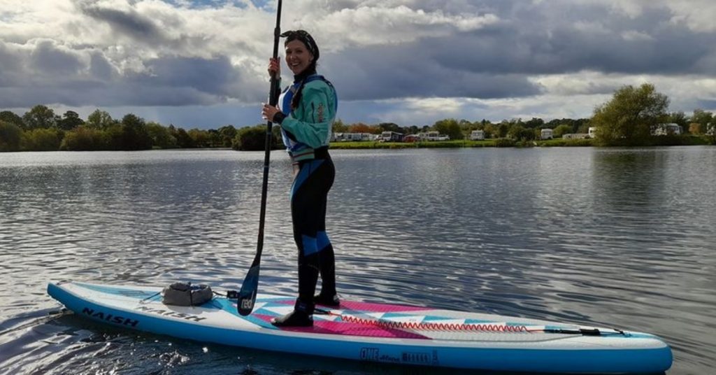 Sarah Wilson on her SUP